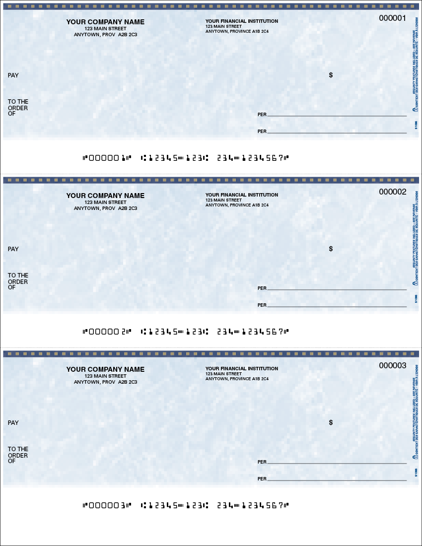 Multi-Purpose Cheques (SLF109)